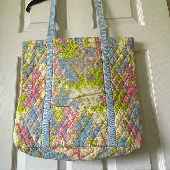 LoveShackFancy Handbags - LoveShackFancy Henderson Tote Bag Pastel Fields Beach Casual One Size